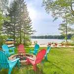 Luxury Pocono Lake House With Private Sunset Beach