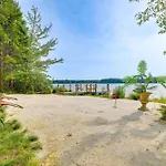 Luxury Pocono Lake House With Private Sunset Beach
